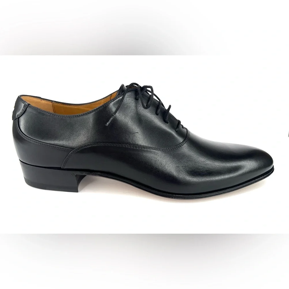 Gucci Adel Oxford Leather GG Logo Lace-up Loafers UK 12.5 - US 13 - EU 46.5 - Picture 3 of 11